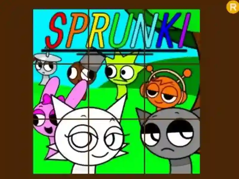 Spel Sprunki-schuifpuzzel online