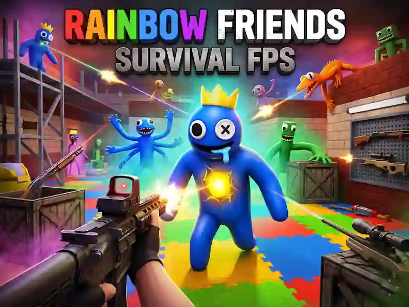 Spel Rainbow Friends Survival FPS online