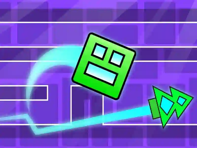 Spel Geometrie dash doolhof kaarten v2 online