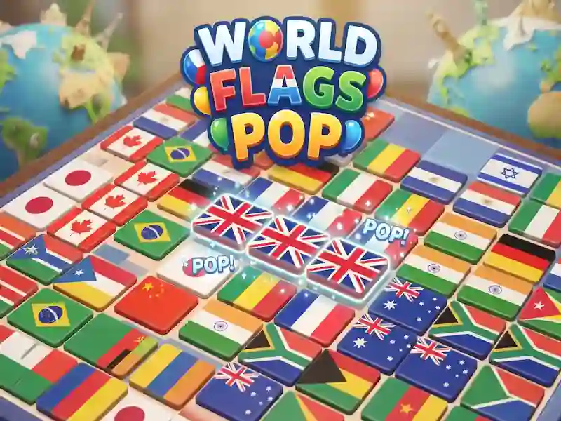 Spel World Flags Pop online