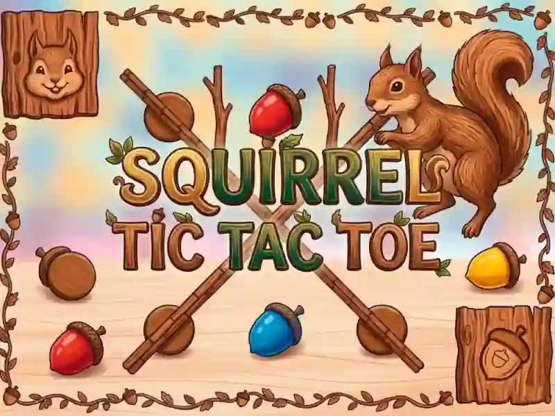 Spel Eekhoorn Tic Tac Toe online