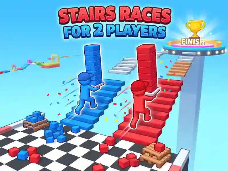 Spel Stairs Races For 2 Players online