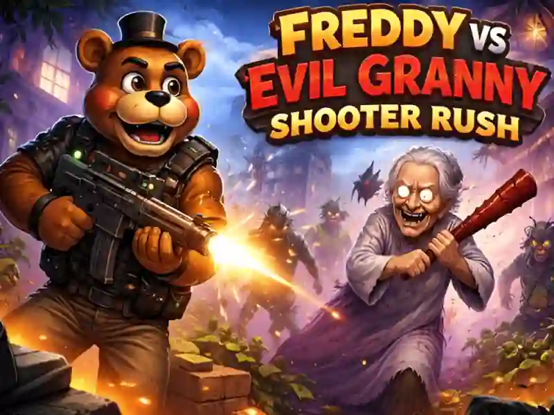 Spel Freddy versus Evil Granny Shooter Rush online