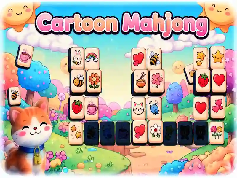 Spel Cartoon Mahjong online