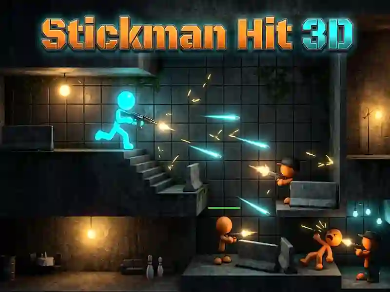 Spel Stickman Hit 3D online