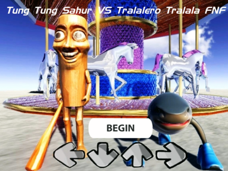 Spel Tung Tung Sahur vs Tralalero Tralala FNF online