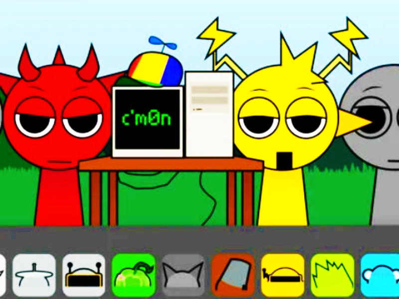 Spel Sprunki heroveren online