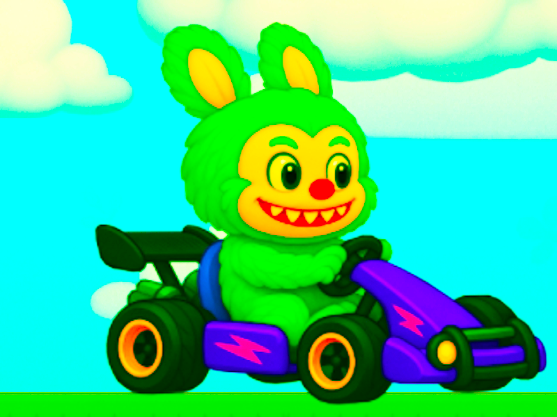 Spel Labubu Gokart online
