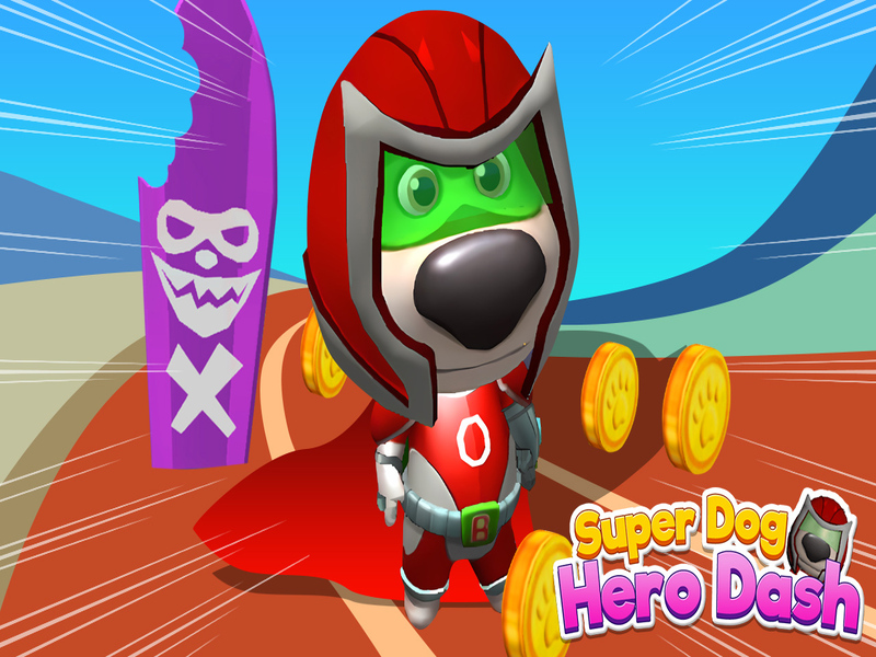 Spel Super Dog Hero Dash online