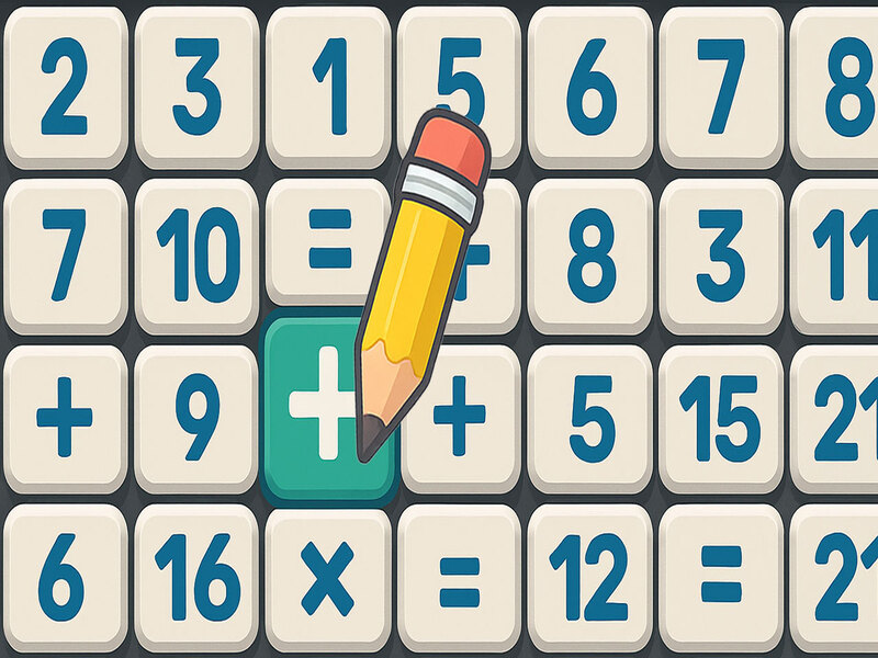 Spel Math Crossword Puzzle Genius Edition online