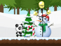Spel Kerst Panda Run online