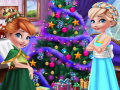 Spel Sisters Kerstkamer Voorbereiding online