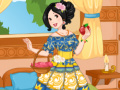 Spel Sneeuwwitje Patchwork Jurk online