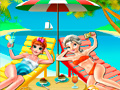 Spel Elsa en Anna Strand Selfie online