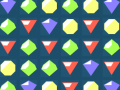 Spel Vlakke Edelstenen: match 3 online