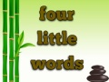 Spel Vier Kleine Woorden online