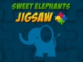 Spel Zoete Olifanten Puzzel online