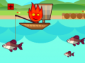 Spel Vuurjongen en Watermeisje Gaan Vissen online