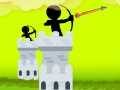 Spel Stickman Boogschutter Kasteel online