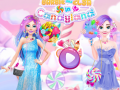 Spel Barbie en Elsa in Snoepland online