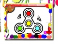 Spel Fidget Spinner Kleurenboek online