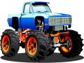 Spel Monster Truck Puzzel online