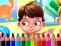 Spel Terug naar School: Baby Kleurenboek online