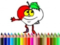 Spel Terug naar school: Fruit kleuren online