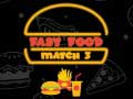 Spel Fastfood Match 3 online