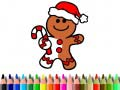Spel Terug naar school: Kerstkoekjes Kleurplaat online