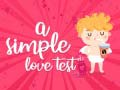 Spel Een eenvoudige liefdestest online