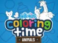 Spel Hallo Kinderen! Tijd om Dieren te KleurAn online