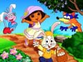 Spel Dora Vrolijke Pasen. Zoek de verschillen online