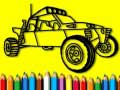 Spel Terug naar school: Rallyauto kleurboek online