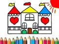 Spel Kleurboek Poppenhuis online