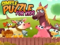Spel Eenvoudige puzzel voor kinderen online