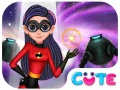 Spel Superheldin Paarse Mode Shoot online