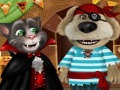 Spel Praat Tom en Angela: Halloween Feest online