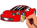 Spel Kleurboek Racing Cars online