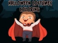 Spel Halloween Kostuums Kleurplaat online