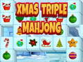 Spel Kerst Drievoud Mahjong online
