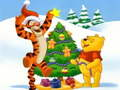 Spel Winnie de Poeh Kerst Puzzel online