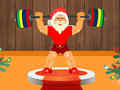 Spel Kerstman Gewichtheffer online