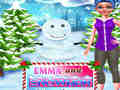 Spel Emma en de Sneeuwman Kerstmis online