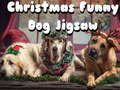 Spel Kerstgrappige Hondenpuzzel online