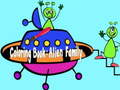 Spel Kleurboek: Alien Familie online