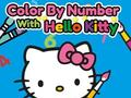 Spel Kleur Op Nummer Met Hello Kitty online