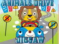 Spel Dieren Rijden Puzzel online