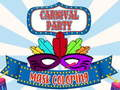 Spel Carnaval Feest Masker Kleurpagina online