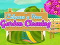 Spel Schoonmaken van de tuin in het kinderpark online